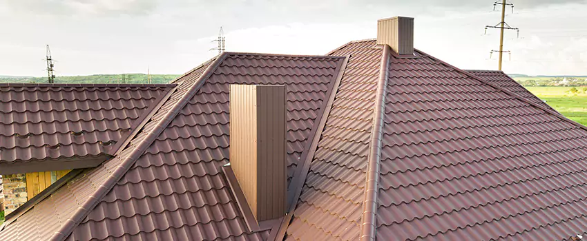 Residential Chimney Flashing Restoration in Papillion, NE