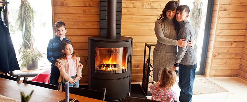 Morso Cast Iron Fireplace Insert Installation in Papillion, Nebraska