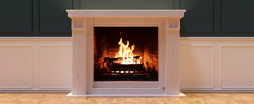Open Flame Wood-Burning Fireplace Installation Services in Papillion, Nebraska