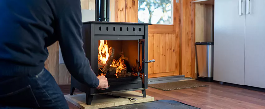 Open Hearth Wood Fireplace Installation in Papillion, NE
