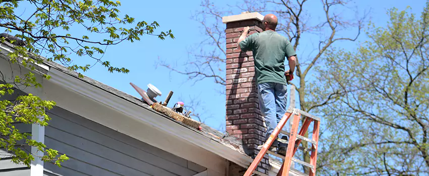 Vinyl and PVC Chimney Flashing Installation in Papillion, NE