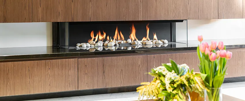 Double-height Fireplace Design Refurbishment in Papillion, Nebraska