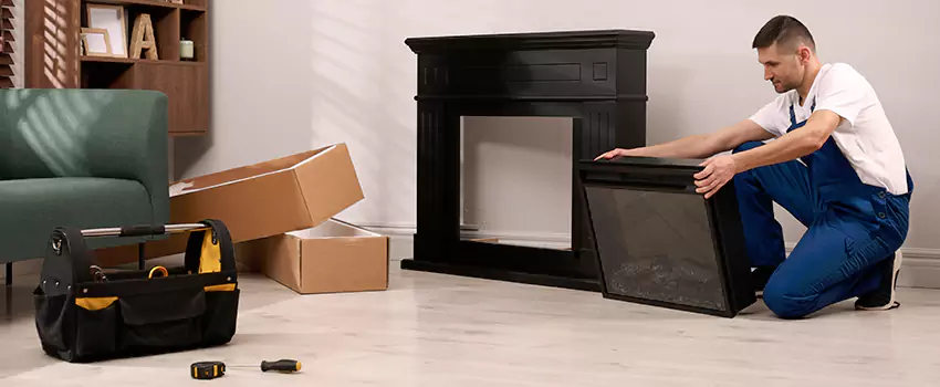 Old Rusted Metal Fireplace Repair And Replacement in Papillion, NE
